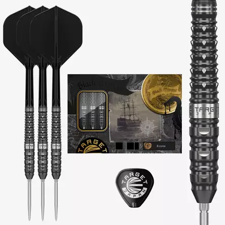 Target Japan Black Marque Eclipse Swiss Point 90% Dartstikat - Target Darts Tikat - 191025 - 1