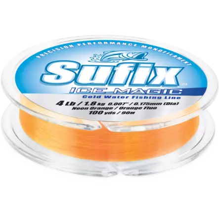 Sufix Ice Magic Pilkkisiima, Neon oranssi - Pilkkisiimat - 124525 - 1