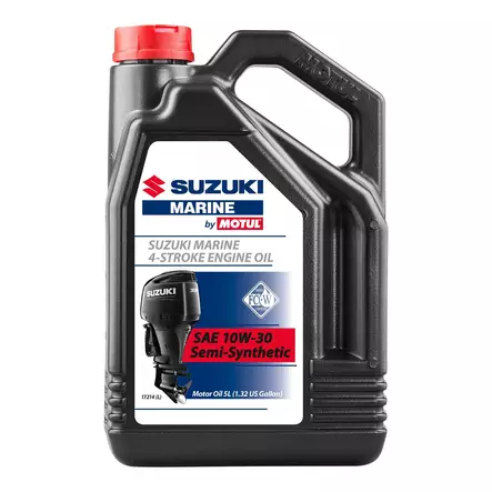 Suzuki Marine 4T 10W-30 moottoriöljy 5 L - Suzuki OEM Öljyt ja Kemikaalit - 99000-22B59-4T5 - 1