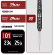 Target Japan Black Marque Eclipse Swiss Point 90% Dartstikat - Target Darts Tikat - 191025 - 3