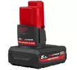 Milwaukee M12 HB5 5,0Ah High Output Akku - Milwaukee Akut ja Laturit - 4932480165 - 1