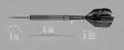 Phil Taylor Power 8ZERO Black Titanium 80% S1 Dartstikat - Target Darts Tikat - 200205 - 4