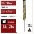 Target Japan Harith Lim Hot Shot G3 Swiss Point 90% Dartstikat - Target Darts Tikat - 191045 - 3