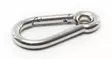 Qvarken Karabiinihaka Silmukalla | AISI 316 Haponkestävä teräs - Venekiinnikkeet ja pientarvikkeet - 103-09-1005 - 1