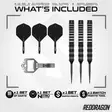 Red Dragon Sable Black Parallel Switch Point 90% Dartstikat - Red Dragon Darts Tikat - RDD3035 - 5