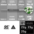Target Charlie Manby G1 Swiss Point 95% Dartstikat - Target Darts Tikat - 190795 - 2