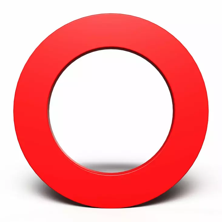 Bull's Plain PU Surround Punainen - Dartstaulun seinäsuojat - BU-68405 - 1