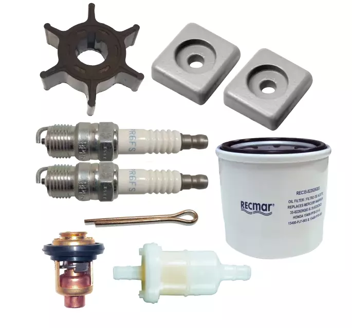 Recmar Huoltosarja Honda BF8, BF9.9D, BF10 perämoottorille - Honda Tarvike Huoltosarjat - REC06211-ZW9-505 - 1