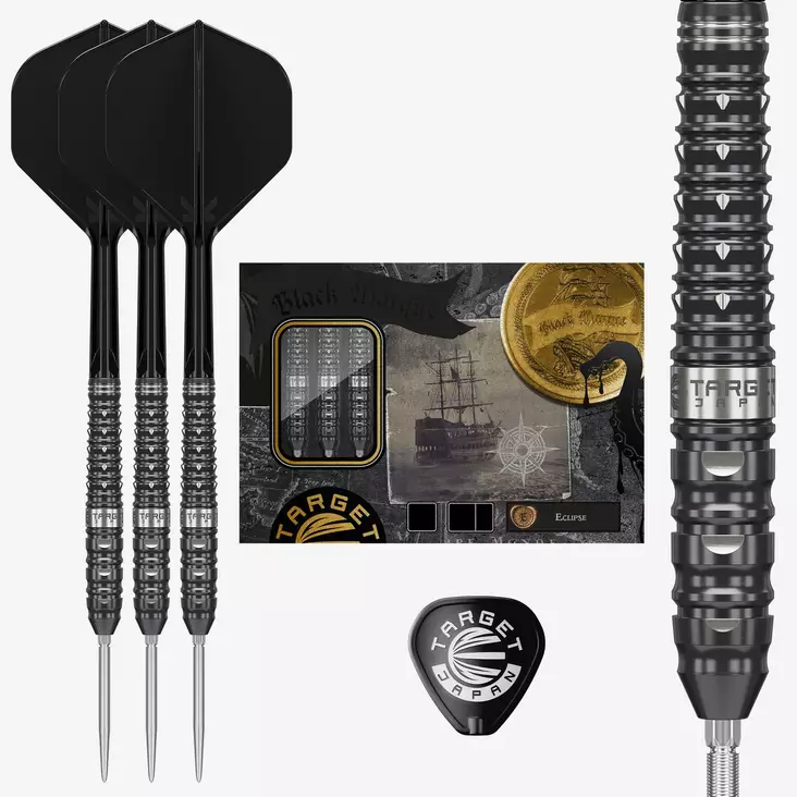 Target Japan Black Marque Eclipse Swiss Point 90% Dartstikat - Target Darts Tikat - 191025 - 1