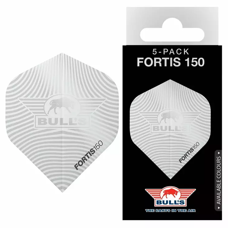 Bull's Fortis 150 5-pack White No.2 - Dartstikan irtosulat - BU-51015 - 1