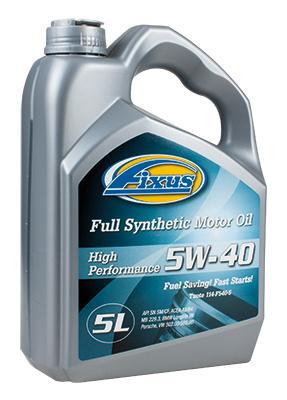 Fixus Täyssynteettinen High Performance Moottoriöljy 5W-40 - Moottoriöljyt - 114-F540-5 - 1