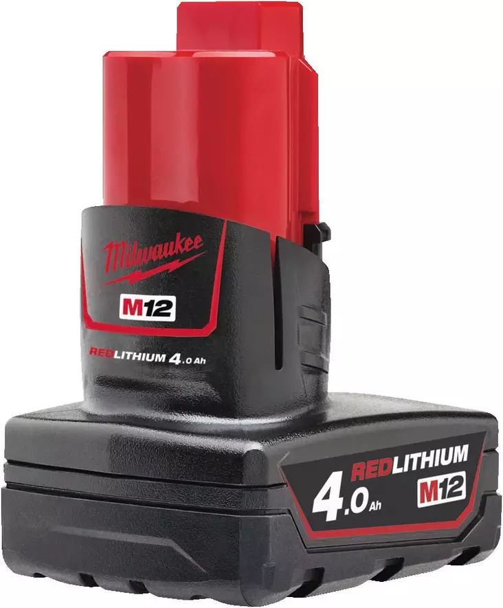 Milwaukee Akku M12 B4 4,0Ah - Milwaukee Akut ja Laturit - 4932430065 - 1