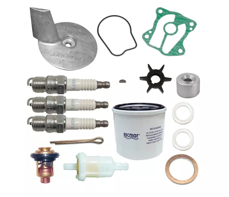 Recmar Huoltosarja Honda BF25D, BF30D perämoottorille - Honda Tarvike Huoltosarjat - REC06211-ZV7-505 - 1