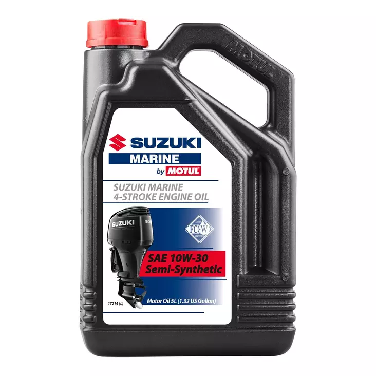 Suzuki Marine 4T 10W-30 moottoriöljy 5 L - Suzuki OEM Öljyt ja Kemikaalit - 99000-22B59-4T5 - 1