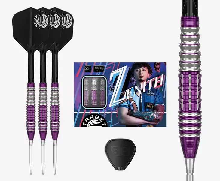Target Japan Tung Suk Zenith G1 Swiss Point 90% Steel Tip 23g Dartstikat - Target Darts Tikat - 190525 - 1