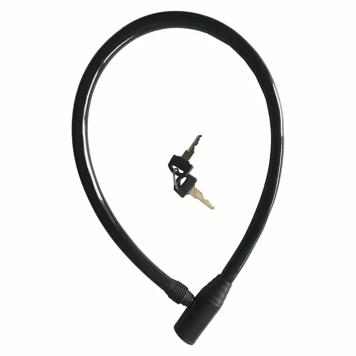 Vaijerilukko PFC, 6/65cm, musta - Polkupyörän lukot ja lisätarvikkeet - 67535 - 1