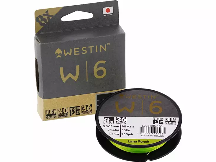 Westin W6 8 Lime Punch Kuitusiima 135m - Kuitusiimat - L003-080-135 - 1