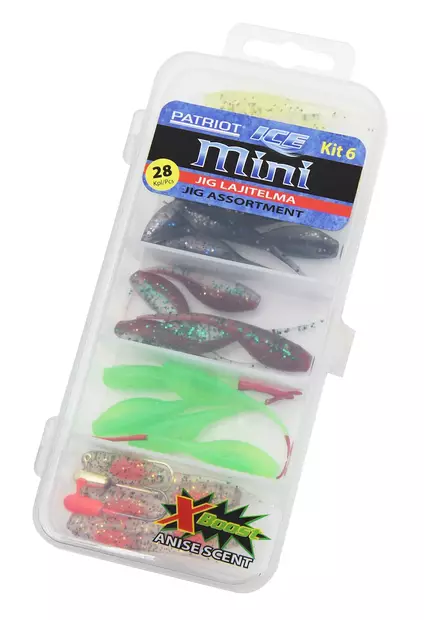 Patriot Ice Mini pilkkijigilajitelma 6 - Pilkkijigit - PI-JIG-KIT-06 - 2