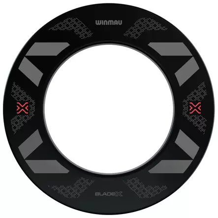 Winmau Blade X Black Red Dartboard Surround - Dartstaulun seinäsuojat  - 4466 - 1