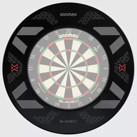Winmau Blade X Black Red Dartboard Surround - Dartstaulun seinäsuojat  - 4466 - 2