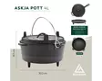 Groenberg Askja valurautapata 4 L Ø25 cm - Retkikeittimet ja tarvikkeet - GR-266016 - 7