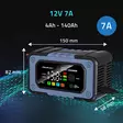 QOLTEC Laturi AGM GEL lyijyhappo 7A 12v - Akkulaturit - QOLTEC-52486 - 5