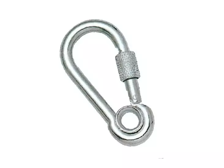 Columbus Palomiehenhaka lukolla AISI 316, haponkestävä, 6mm/2kpl - Venekiinnikkeet ja pientarvikkeet - 03092006 - 1