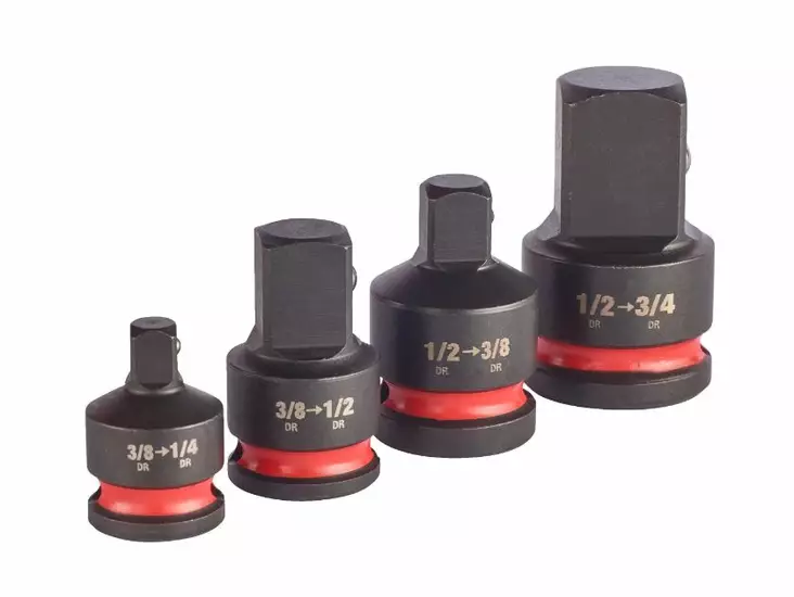 Milwaukee Hylsyadapterisarja | 4 Osaa - Ruuvikärjet, istukat ja sovitteet - 4932480356 - 1