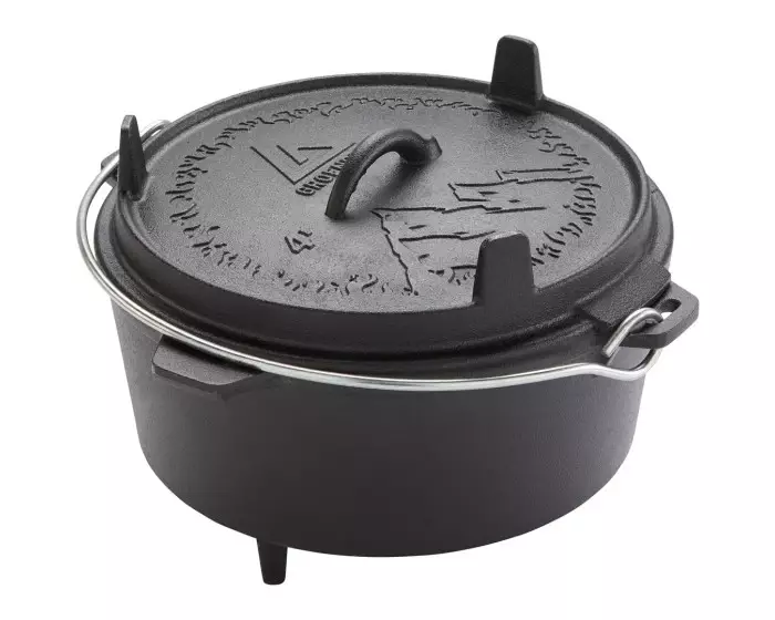 Groenberg Askja valurautapata 4 L Ø25 cm - Retkikeittimet ja tarvikkeet - GR-266016 - 1