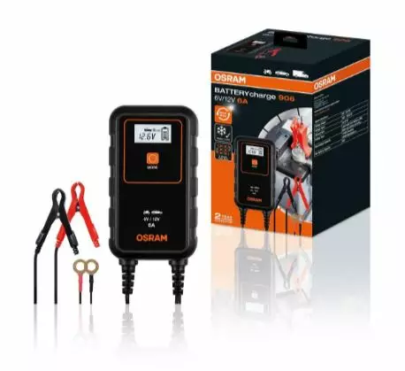 Akkulaturi charging voltage: 6/12 V, charging current: 6A - Akkulaturit - OSROEBCS906 - 1