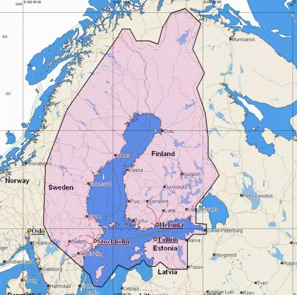 C-MAP Reveal Y326 Suomen ja Ruotsin sisävedet ja merialue karttakortti - Kaikuluotainten karttakortit - C-MAP-RV-Y326 - 1
