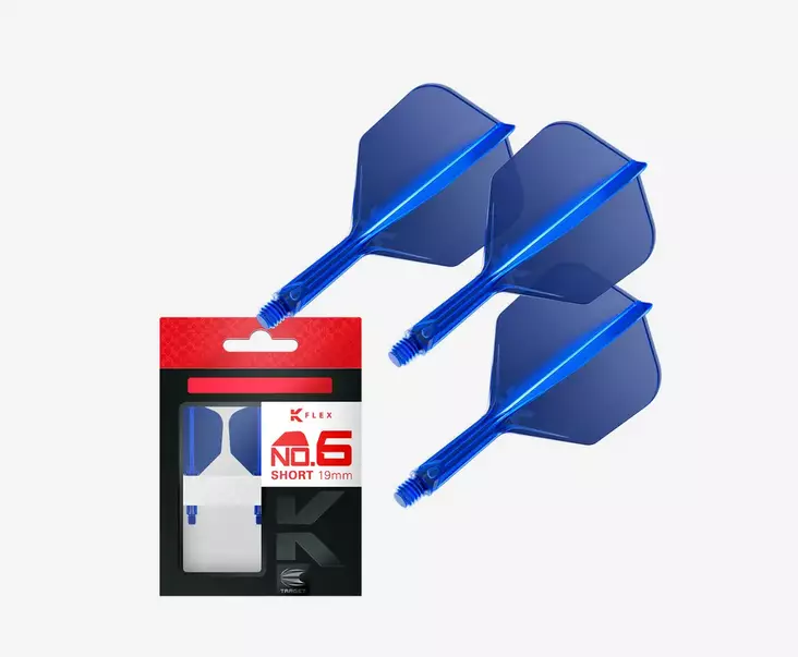 Target K-Flex Blue NO6 Dartsulat - Kiinteäsulkaiset varret - 410016 - 1