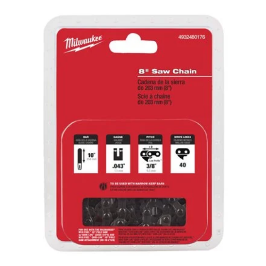 Milwaukee Teräketju 8" / 20cm - Akkutyökalujen terät ja lisävarusteet - 4932480176 - 1