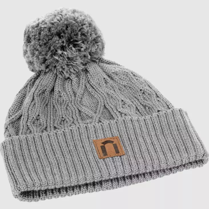 North Outdoor Active AIA merinovillainen tupsupipo | Harmaa - Pipot - N34224G06 - 1