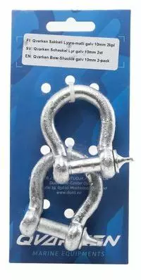 Qvarken Galvanoitu Lyyrasakkeli | 2kpl/pks - Venekiinnikkeet ja pientarvikkeet - 103-05-1006 - 1