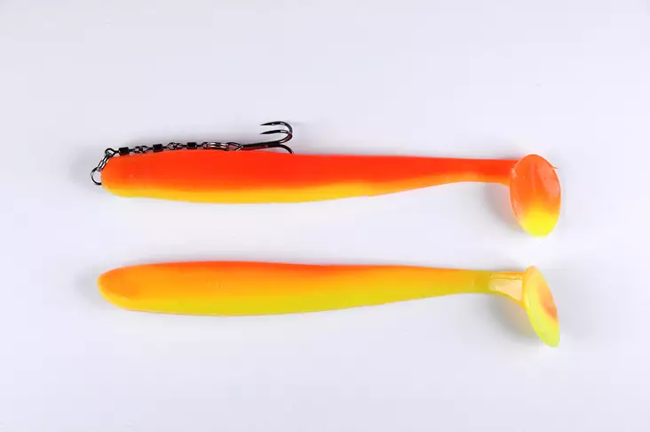 Relax Bass 5" 2Kpl - 1Kpl Rigattu - Valmiiksi koukutetut jigit - 85856 - 1