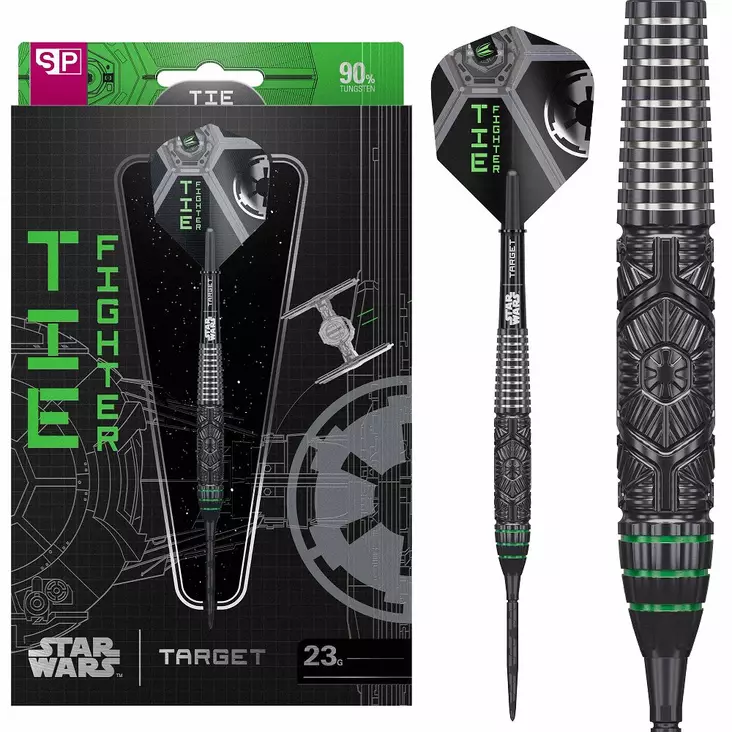 Target Star Wars Tie Fighter Swiss Point 90% Dartstikat - Target Darts Tikat - 190786 - 1