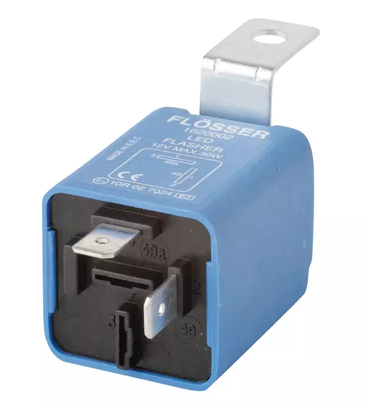 Flösser LED-vilkurele 12V 2-napainen 30W - Mopon ja Moottoripyörän varaosat - 78986 - 1