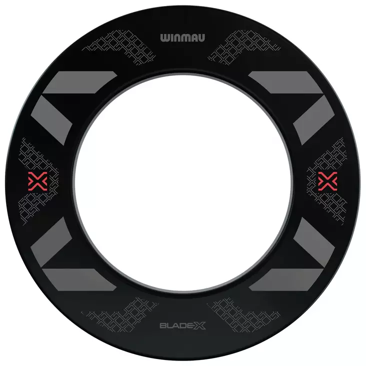 Winmau Blade X Black Red Dartboard Surround - Dartstaulun seinäsuojat  - 4466 - 1