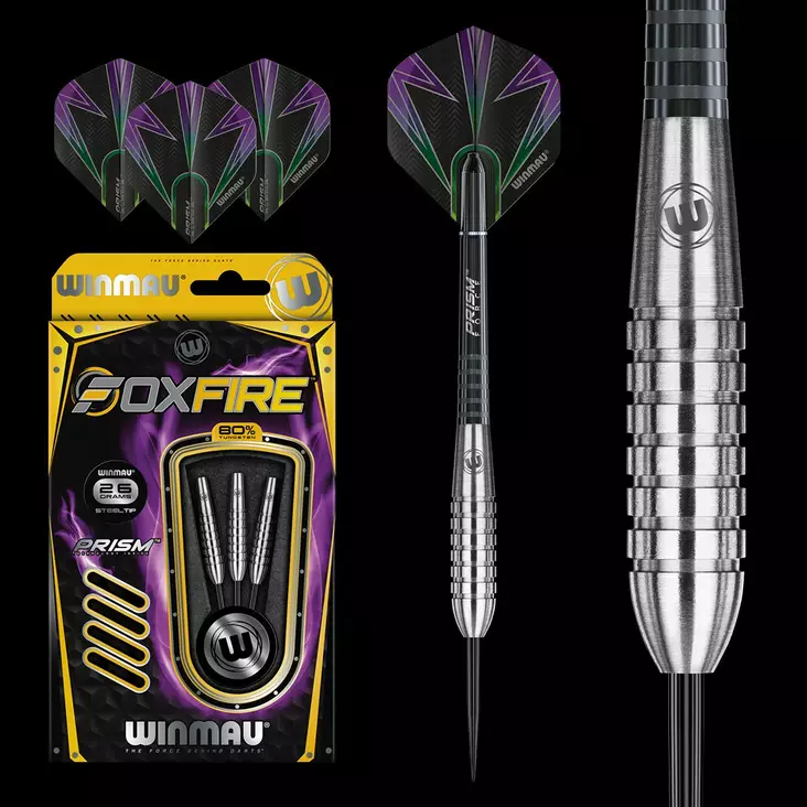 Winmau Foxfire 80% Tungsten tikat 26g - Winmau Darts Tikat - 1035-26 - 1