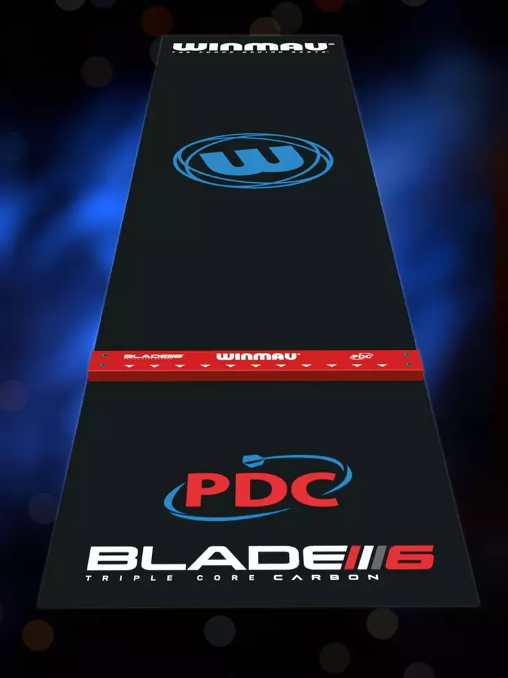 Winmau Pro Zone Precision PVC Darts Matto & Integrated Oche - Darts lisävarusteet - 8216 - 1