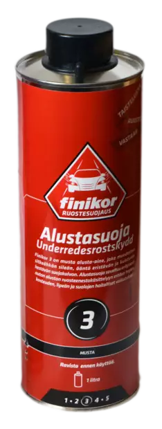 Finikor 3 Alustansuoja 1L Musta - Autokemikaalit - 010007 - 1