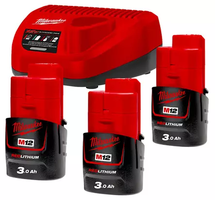 Milwaukee Akkusarja M12 NRG-303 - Milwaukee Akut ja Laturit - 4933459207 - 1