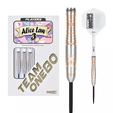 ONE80 Alice Law III Rosegold 90% Dartstikat - One80 Dartstikat - 9347 - 1