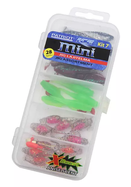 Patriot Ice Mini pilkkijigilajitelma 7 - Pilkkijigit - PI-JIG-KIT-07 - 2