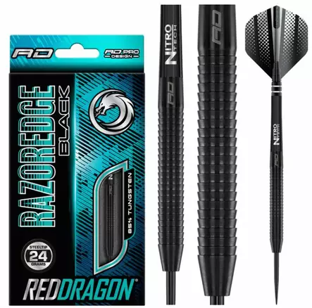 Red Dragon Razor Edge Black Dartstikat - Red Dragon Darts Tikat - RDD1287 - 1