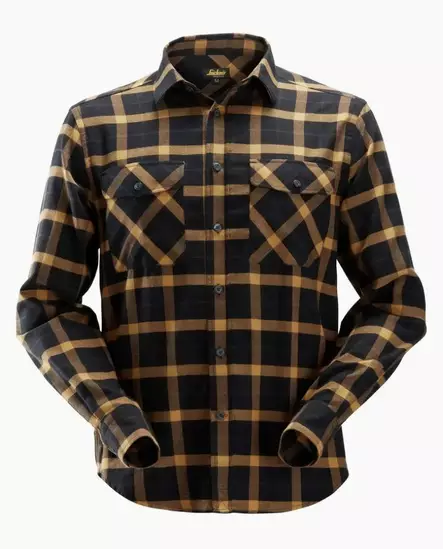 Snickers Flanellipaita pt. musta-ruskea XL - OUTLET! Laatukamaa poistohinnalla! - 85160412007 - 1