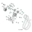 Husqvarna lumilingon linkohihna - Husqvarna pienkoneiden varaosat - 5324080-07 - 2