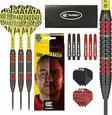 Target Dimitri van den Bergh 22g Brass Dartstikka Setti - Target Darts Tikat - 170007 - 1