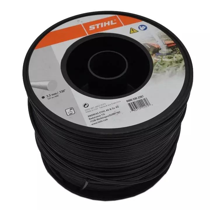 Stihl Pyöreä Leikkuusiima 3,3mm X 137m - Trimmereiden siimat, siimapäät ja terät - 00009302287 - 1